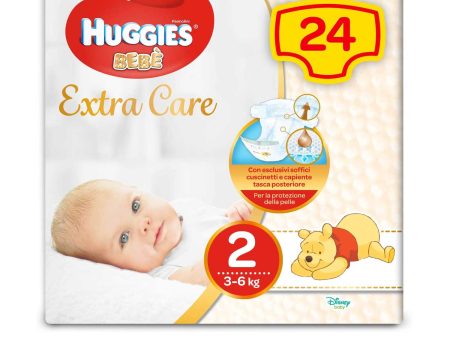 Huggies - Pannolini Bebè Extra Care Taglia 2 24pz Online Hot Sale