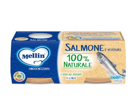 Mellin - Omogeneizzati Salmone: Confezione 2x80g Discount