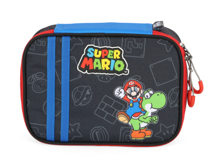 Estojo Box 100 pens Infantil Super Mario Fashion