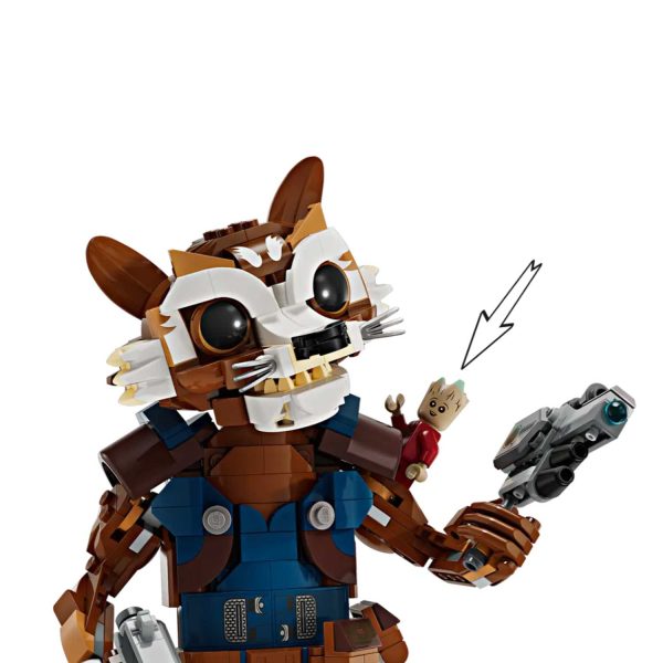 Lego - Super Heroes Marvel: Rocket E Baby Groot  76282 Online Hot Sale