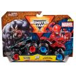 Blister 2 Coches Spiderman Vs Venom Marvel Monster Jam Sale