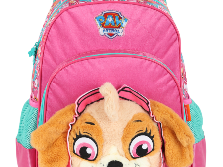 Mochila de Costas Infantil em Pelúcia Patrulha Canina Supply