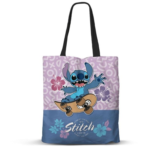 Bolsa Shopping Skate Stitch Disney 40Cm Online Sale