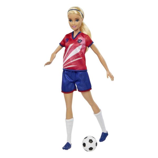 Mattel - Barbie Sport: Calciatrice Bambola Bionda HCN17 For Sale