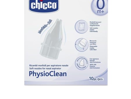 Chicco - Ricambi Morbidi per Aspiratore Nasale Physioclean 10pz Online Hot Sale