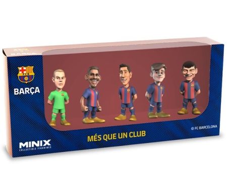 Blister 5 Figuras Minix Fc Barcelona 7Cm Fashion