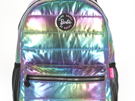 Mochila de Costas Holográfica Puffer Barbie Online now