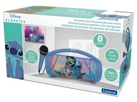 Altavoz Con Microfono Bluetooth Stitch Disney For Discount