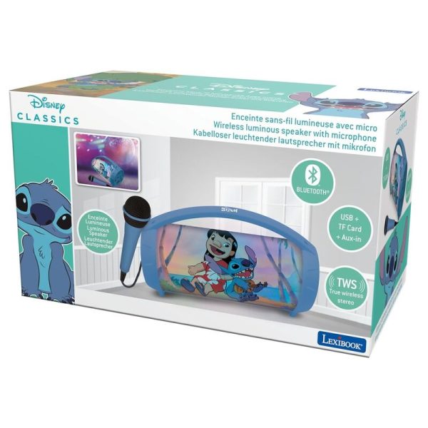 Altavoz Con Microfono Bluetooth Stitch Disney For Discount