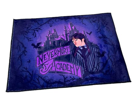 Alfombra Interior Nevermore Academy Miercoles 80X60cm Hot on Sale