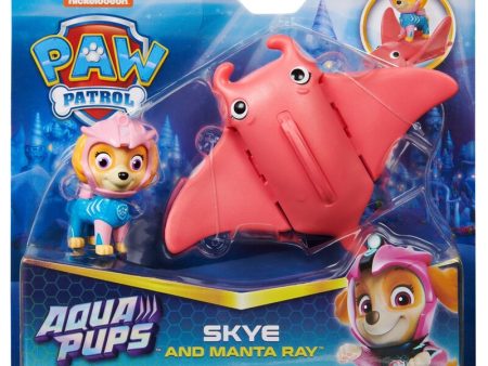 Blister 2 Figuras Skye Aqua Pups Patrulla Canina Paw Patrol For Cheap