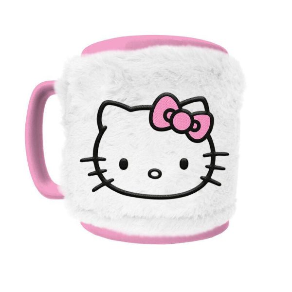 Taza Funda De Peluche Hello Kitty 440Ml Online now