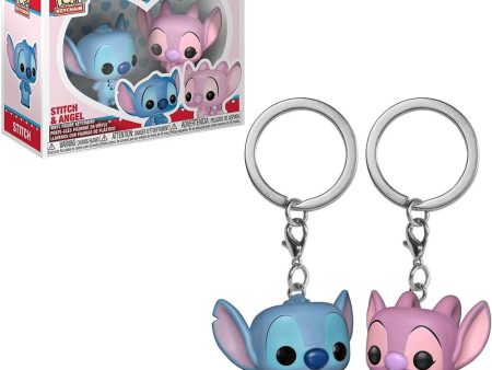 Blister Llaveros Pocket Pop Disney Stitch & Angel Sale