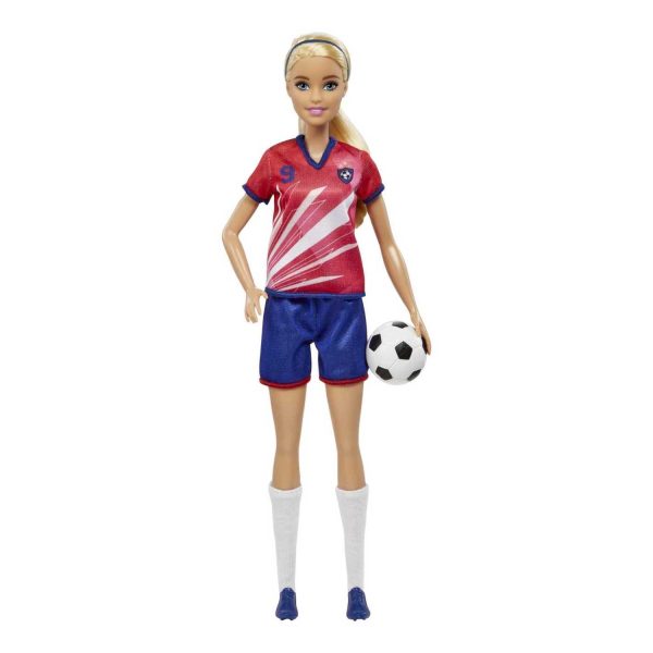 Mattel - Barbie Sport: Calciatrice Bambola Bionda HCN17 For Sale