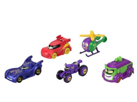 Blister 5 Coches Batwheels Dc Comics For Cheap