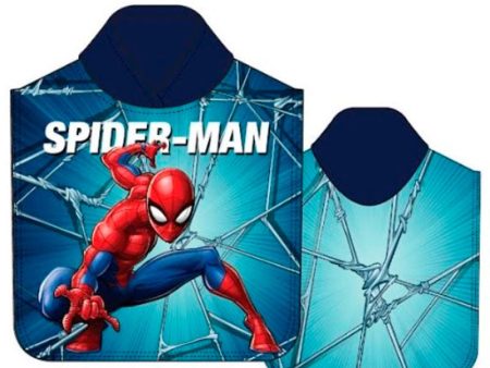 Poncho Toalla Spiderman Marvel Microfibra 5 Hot on Sale