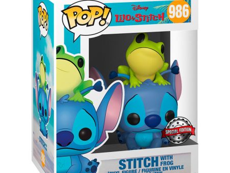 Figura Pop Disney Lilo & Stitch - Stitch With Frog Exclusive Hot on Sale