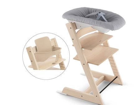 Stokke - Sedia Tripp Trapp con Newborn Set + Baby Set² in OMAGGIO For Sale